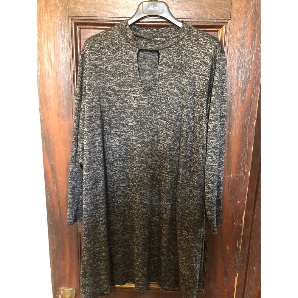 Lane Bryant High Neck Shift Dress